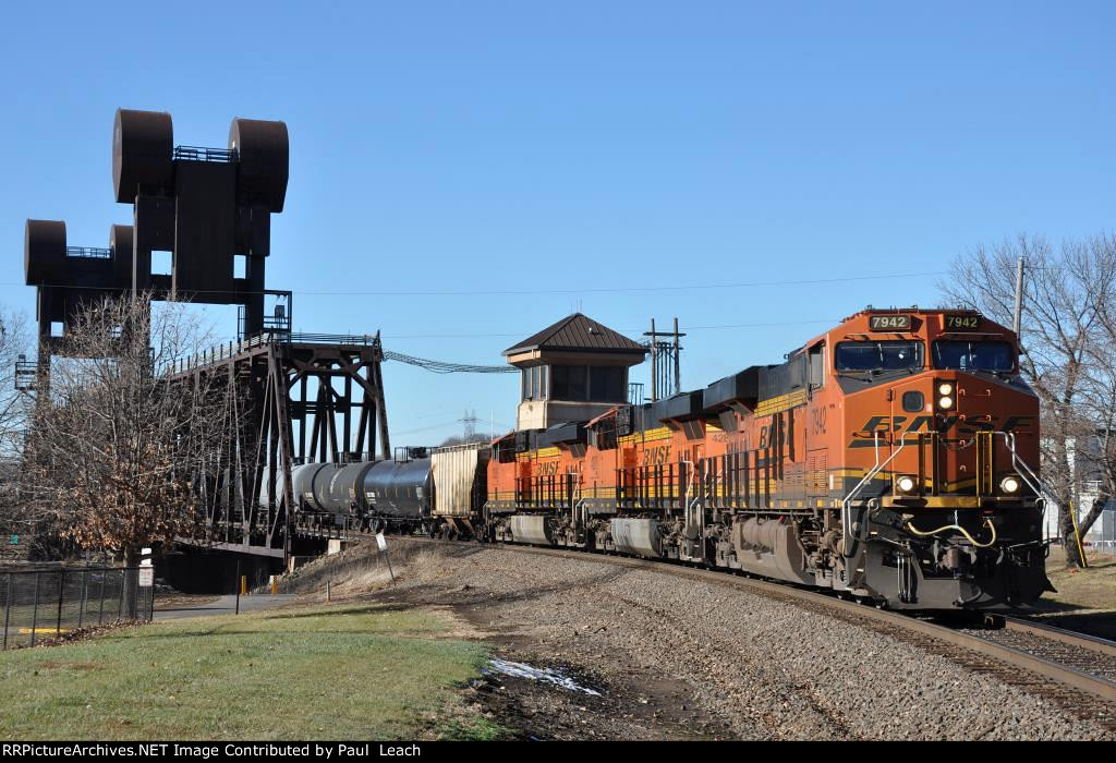 Crude loads ease east off the bridge